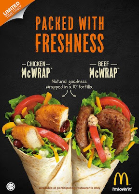 McDonald's Restaurant Malaysia: New Beef / Chicken McWrap