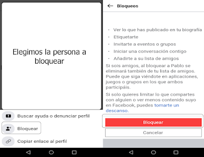 Cómo bloquear a alguien en Facebook