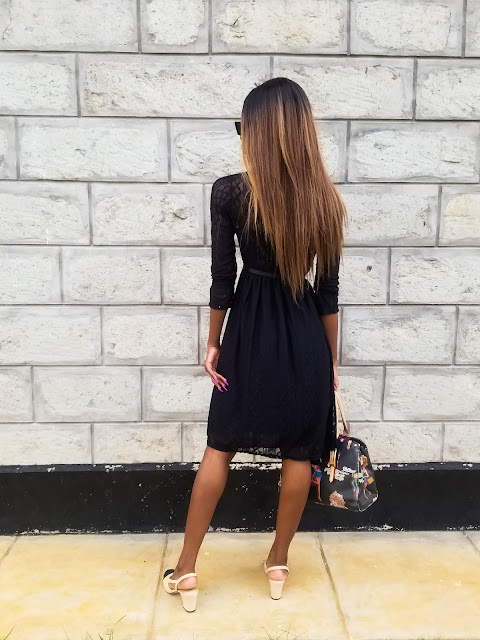 How To Look Chic In A Simple Little Lace Black Dress