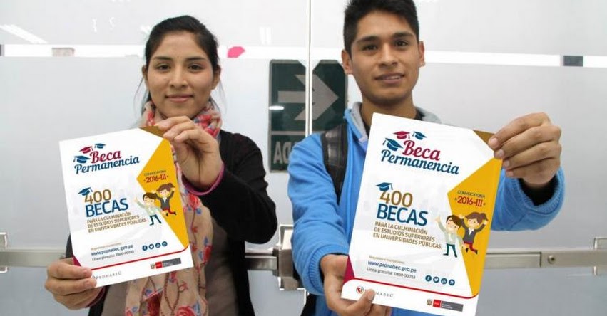 Al cierre del 2017 más de 59 mil peruanos estudiarán gracias a becas de PRONABEC - www.pronabec.gob.pe