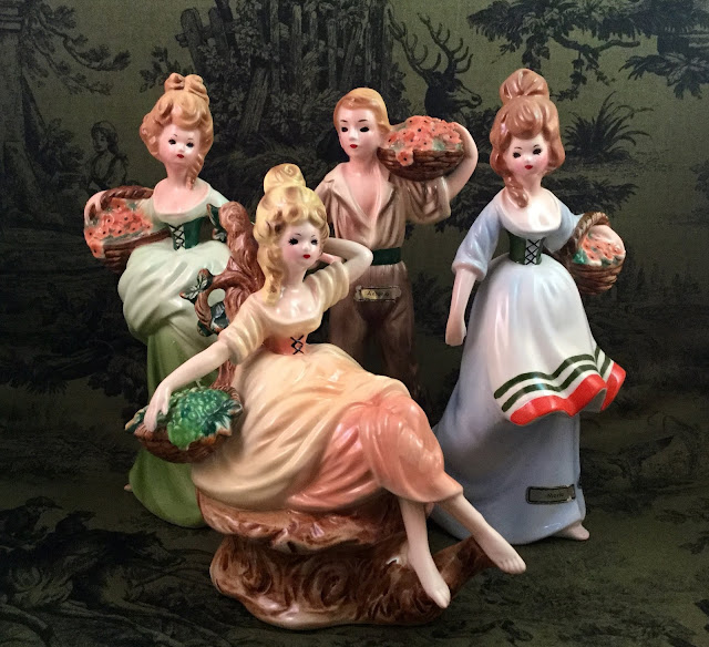 Josef Originals figurine set entire complete Italian Provincial Series Italy  fortheloveofjosefs