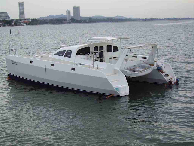 CKD Boats - Roy Mc Bride: The Proteus 106 catamaran launch 