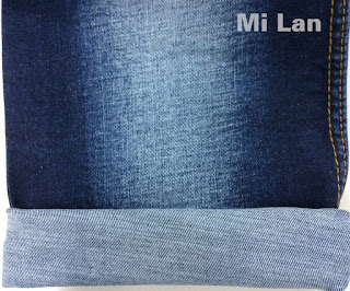 Vải Jean cotton thun xước cộng W73