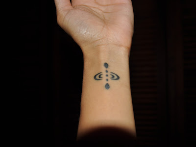 Be present symbol tattoo 294075