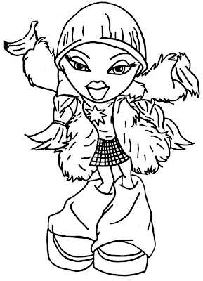 Bratz Coloring Pages on Bratz Coloring Pages Has Heaps Of Coloring Pictures Of Bratz   On This