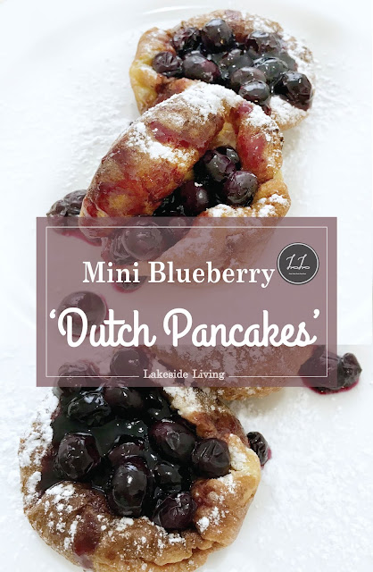Mini Blueberry Dutch Pancakes Recipe