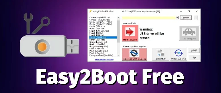 وصف, تحميل, برنامج, Easy2Boot