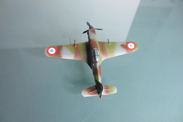 1/144 Morane-Saulnier MS.406 diecast metal aircraft miniature