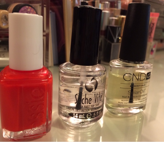 vanity project — week of red nails: me