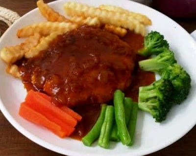 Foto Resep Steak Tempe Vegetarian Sederhana Saus Tomat Asli Enak