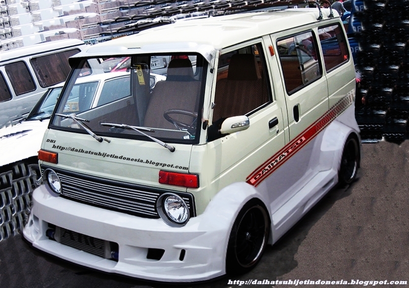 Daihatsu Hijet Membayangkan Daihatsu Hijet Modif Wide Body