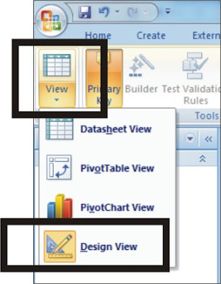 Membuat table di Microsoft access 