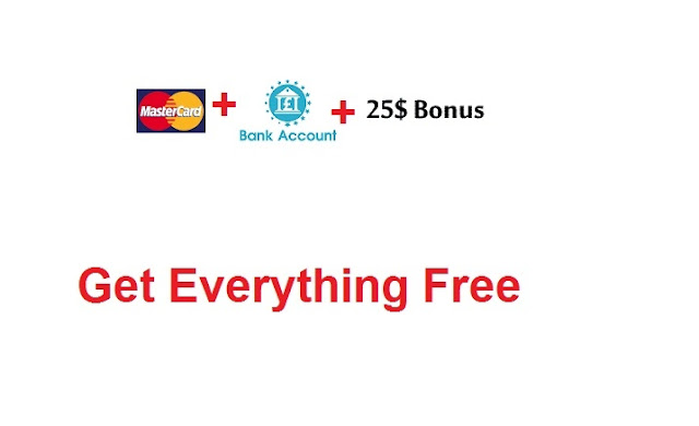 Get Free Credit Card and Bank Account with 25$ Bonus 