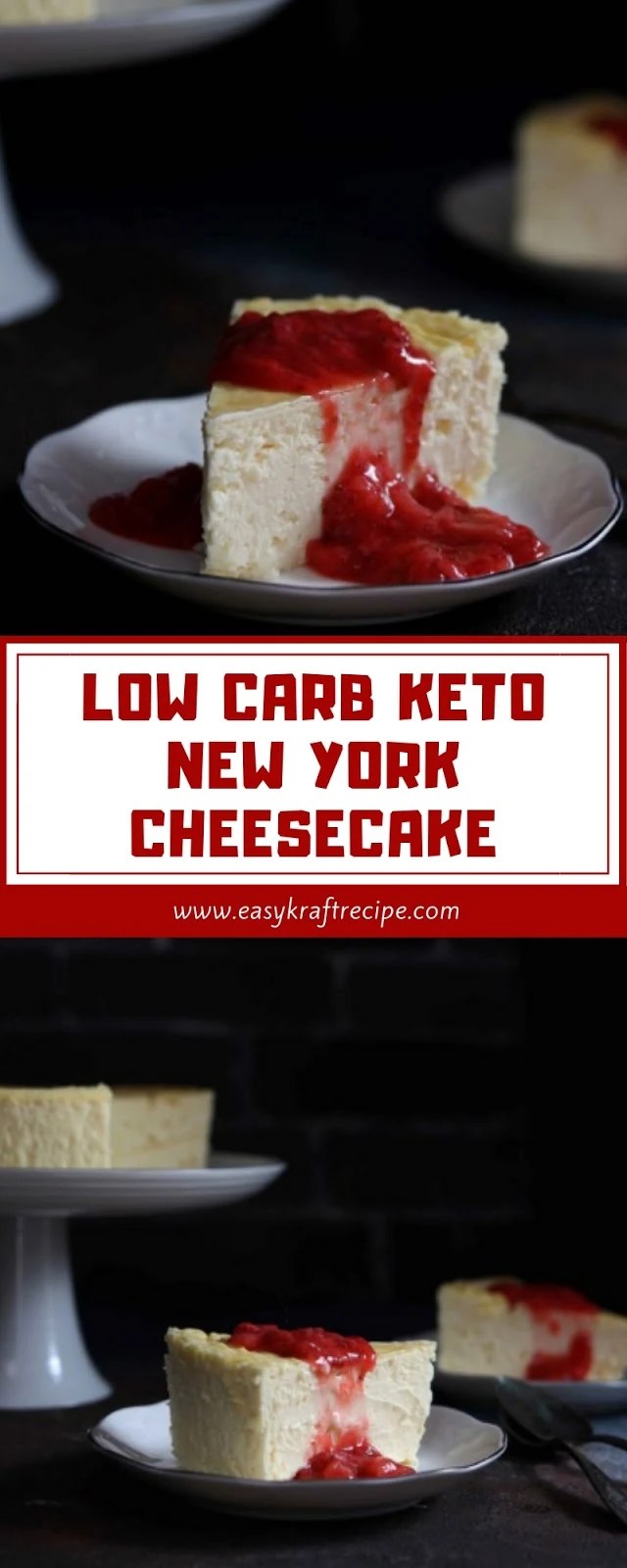 LOW CARB KETO NEW YORK CHEESECAKE