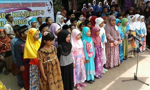 Kartinian di SDN Kalibaru 3 Tumbuhkan Semangat Siswa