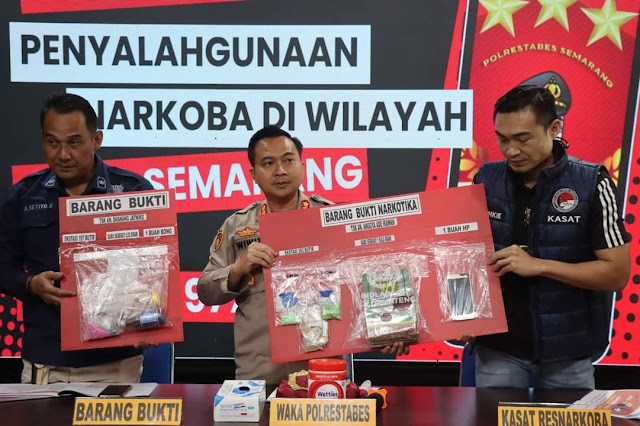 SABU 1 Kilogram : Jaringan Fredy Pratama Ditangkap Satuan Satresnarkoba Polrestabes Semarang