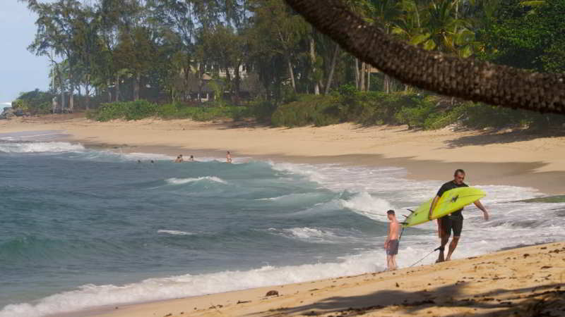 Surfing in Sunset Beach Park