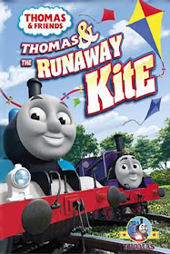 Steam train Thomas & the Runaway Kite film on DVD featuring complete CG Digital animation pictures