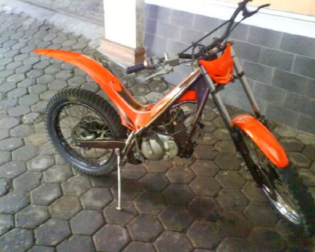 Berbagai Style Modifikasi Motor Cross Variasi Motor 