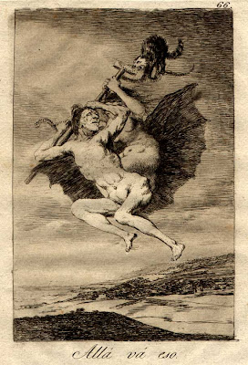 There It Goes. (Caprichos, no. 66 Allá vá eso.)