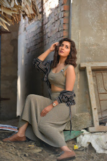 Raashi Khanna Hot Photos in Grey Dress