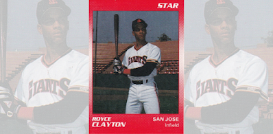 Royce Clayton 1990 San Jose Giants card