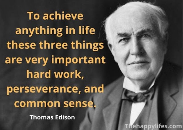 Thomas Edison quotes