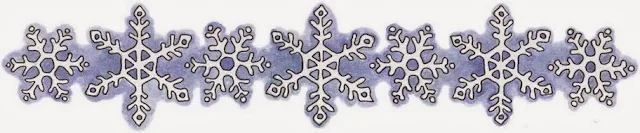 Snowflakes: Borders for Scrapbooking.