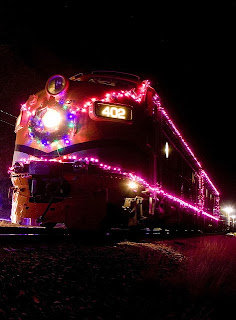 Lighted Train in Canon City