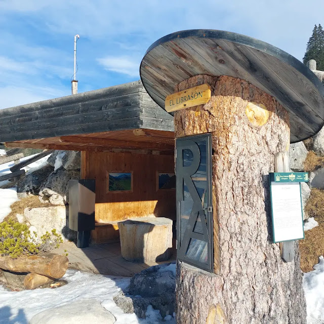 da malga ra stua al rifugio sennes inverno