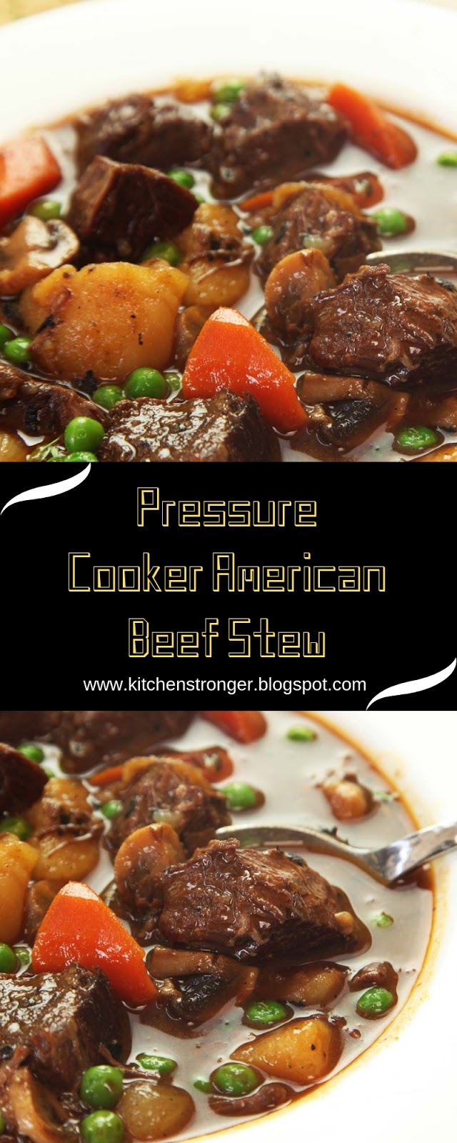 Pressure Cooker American Beef Stew 