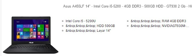 Laptop menjadi kebutuhan yang tidak sanggup terlepas dari acara kita sehari Berita laptop Harga Laptop Asus Core i5 Murah 6 Jutaan 2017