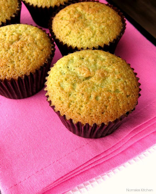 Pandan Cupcakes with Gula Melaka Syrup Recipe from Nomsies Kitchen