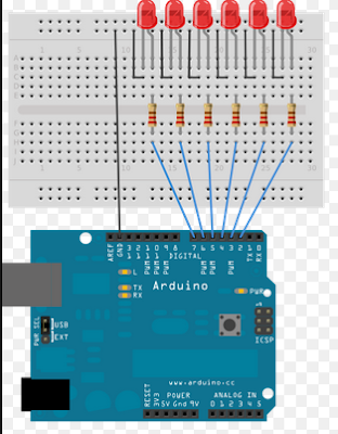 arduino multiple leds controller
