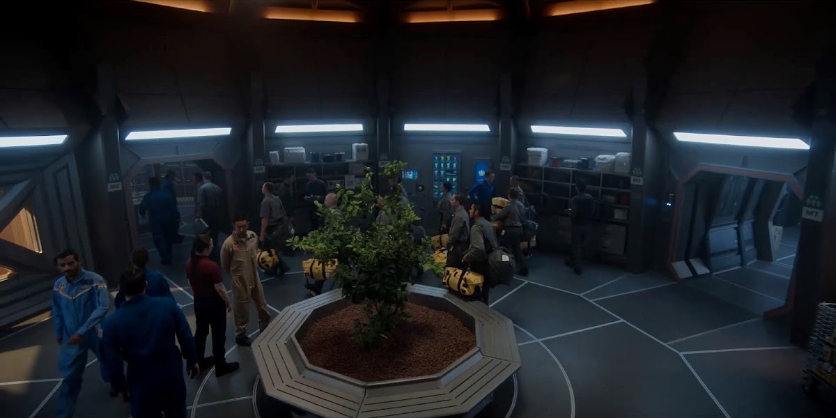 Happy Valley Mars base interior in 'For All Mankind' season 4
