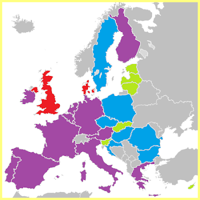 Mapa Eurozona