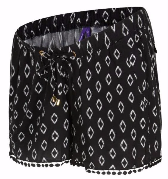 Seraphine Woven Printed maternity shorts