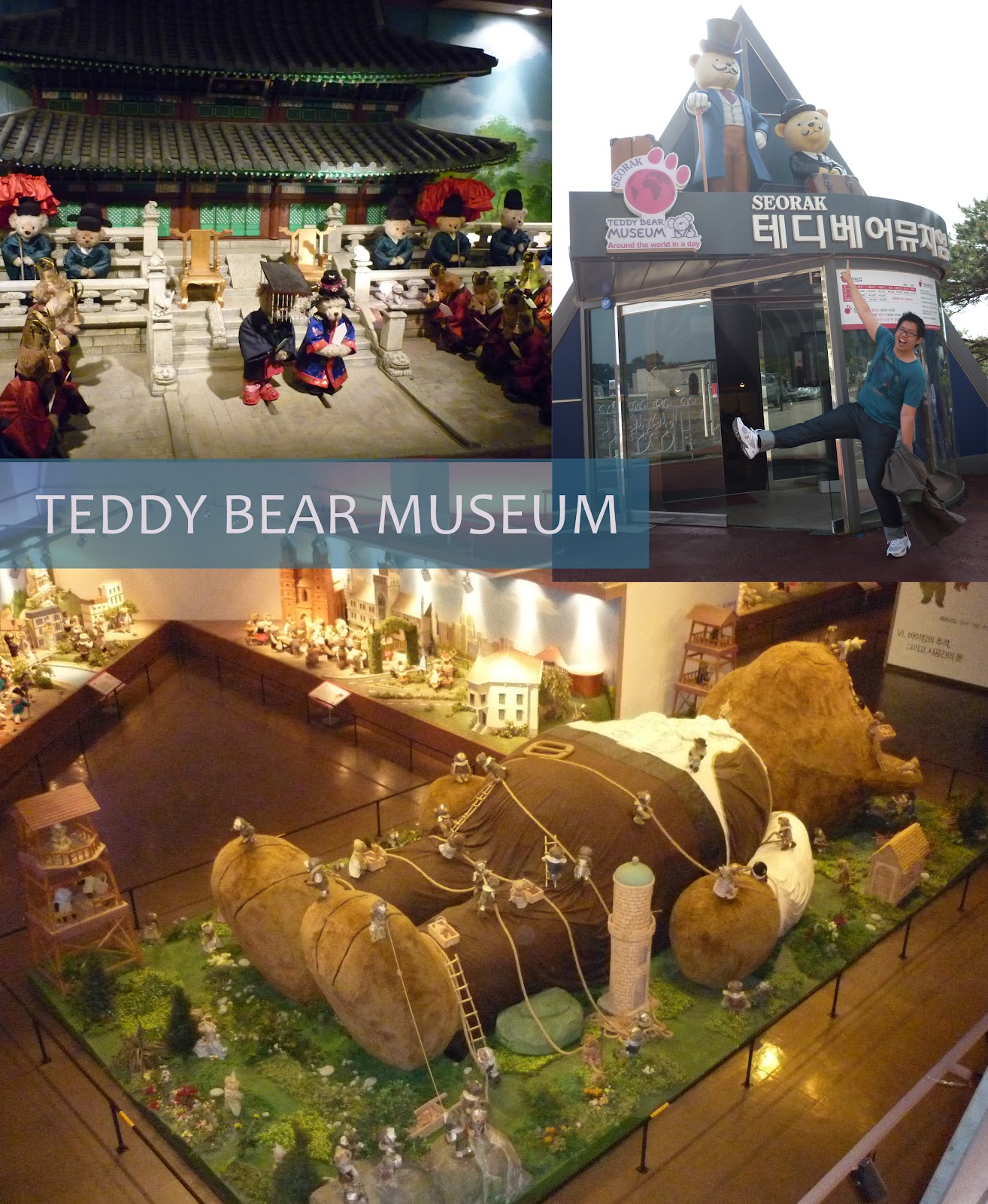 Jadi esok paginya kami hanya tinggal ngesot sedikit saja untuk bertemu dengan Teddy Bear yang menggunakan beragam pakaian dari berbagai negara