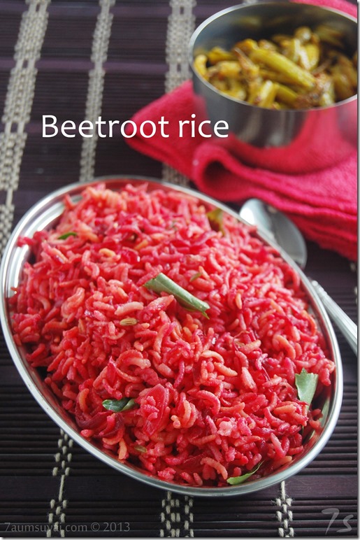 Beetroot rice