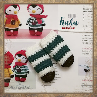 Пингвин Kuku вязаный крючком игрушка амигуруми Kuku Penguin Crochet Amigurumi Toy Khuc Cay