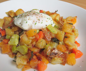 Anything Hash & Perfectly Poached Eggs