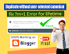 How to Resolve Duplicate Without User-selected Canonical and Fix ?m=1 Error in Blogger