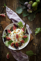  Ensalada de burrata con higos y frutos secos