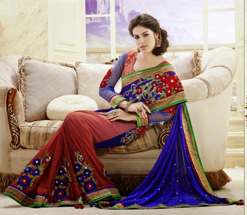  Gorgeous Party Wear And Wedding Designer Indian Lehenga Saree 