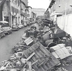 Singapur antiguo basura