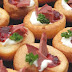 Cheese, Tomato, and Bacon Canapes