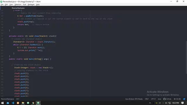 ChemistryExplain “#408 Write method reverse Stack in Computer science, Ba computer science, Berkeley computer science, Computer science