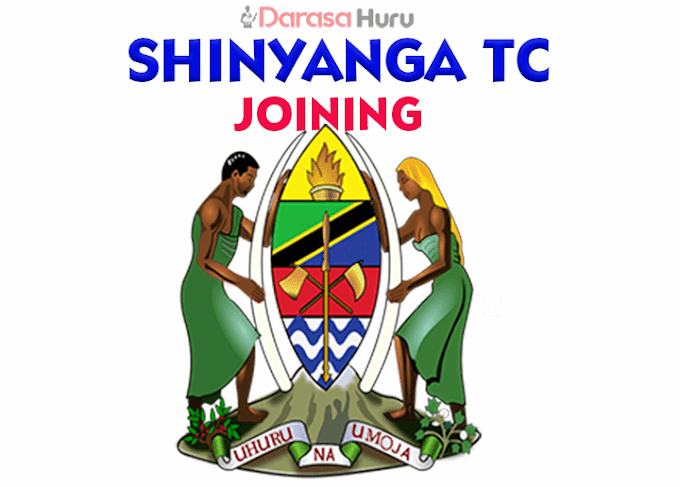 Shinyanga Teachers College Joining Instruction 2024/2025