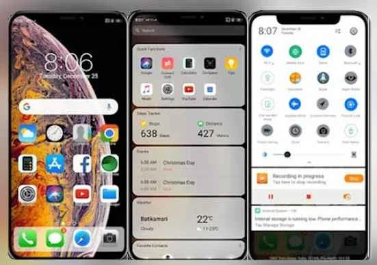 Tema iPhone X Untuk Oppo Tembus Aplikasi WA