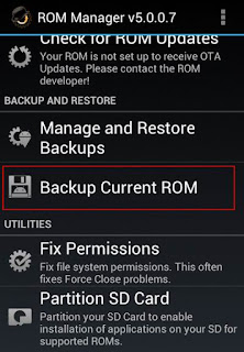 Backup ROM Manager